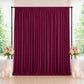 10ft x 10ft Spandex Backdrop Curtain Burgundy, 4-Way Stretch Wrinkle-Free Photo Booth Backdrop with 