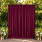 10ft x 10ft Spandex Backdrop Curtain Burgundy, 4-Way Stretch Wrinkle-Free Photo Booth Backdrop with 