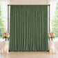 10ft x 10ft Spandex Backdrop Curtain Dusty Sage Green, 4-Way Stretch Wrinkle-Free Photo Booth Backdr