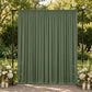 10ft x 10ft Spandex Backdrop Curtain Dusty Sage Green, 4-Way Stretch Wrinkle-Free Photo Booth Backdr
