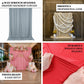 Professional backdrop drape with 4-way stretch fabric for seamless event presentations