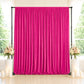 10ft x 10ft Spandex Backdrop Curtain Fuchsia, 4-Way Stretch Wrinkle-Free Photo Booth Backdrop with R