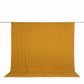 10ft x 10ft Spandex Backdrop Curtain Gold, 4-Way Stretch Wrinkle-Free Photo Booth Backdrop with Rod 