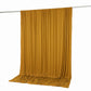 10ft x 10ft Spandex Backdrop Curtain Gold, 4-Way Stretch Wrinkle-Free Photo Booth Backdrop with Rod 