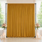 10ft x 10ft Spandex Backdrop Curtain Gold, 4-Way Stretch Wrinkle-Free Photo Booth Backdrop with Rod 