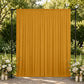 10ft x 10ft Spandex Backdrop Curtain Gold, 4-Way Stretch Wrinkle-Free Photo Booth Backdrop with Rod 