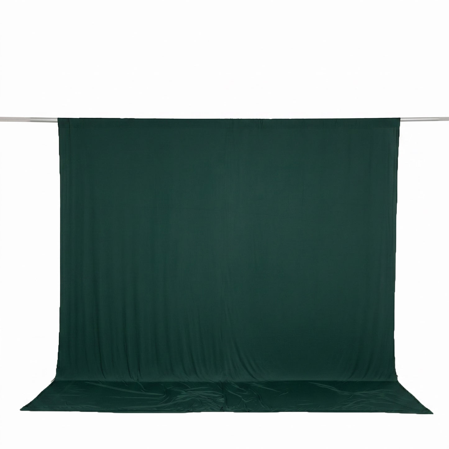 10ft x 10ft Spandex Backdrop Curtain Hunter Emerald Green, 4-Way Stretch Wrinkle-Free Photo Booth Ba