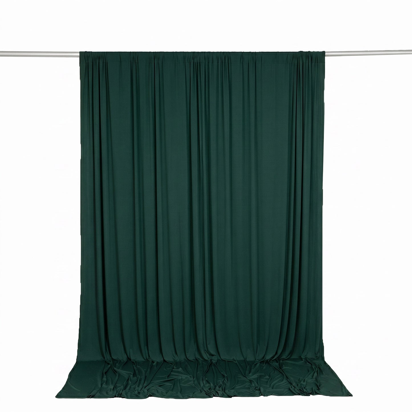 10ft x 10ft Spandex Backdrop Curtain Hunter Emerald Green, 4-Way Stretch Wrinkle-Free Photo Booth Ba