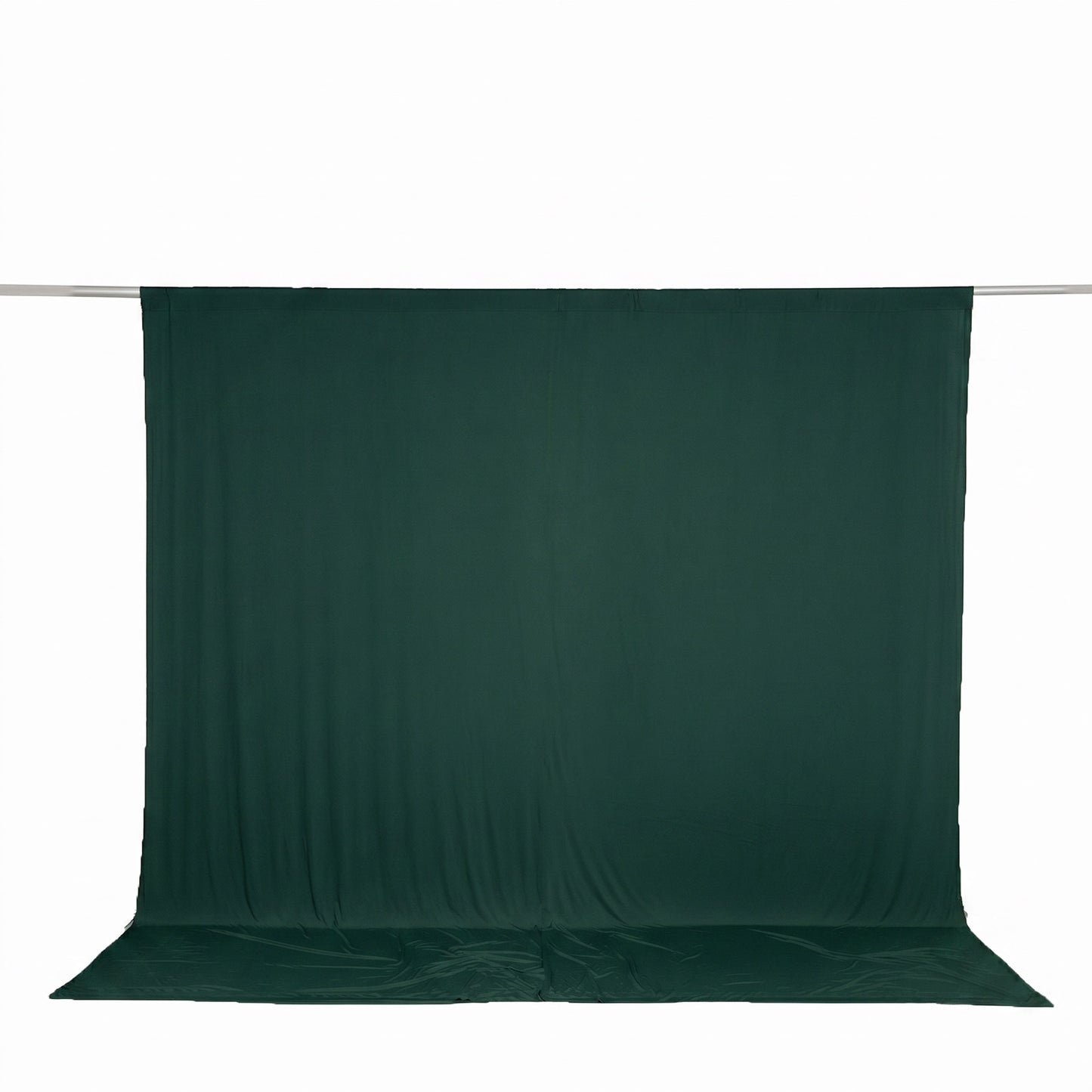 10ft x 10ft Spandex Backdrop Curtain Hunter Emerald Green, 4-Way Stretch Wrinkle-Free Photo Booth Ba