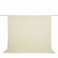 10ft x 10ft Spandex Backdrop Curtain Ivory, 4-Way Stretch Wrinkle-Free Photo Booth Backdrop with Rod