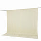 10ft x 10ft Spandex Backdrop Curtain Ivory, 4-Way Stretch Wrinkle-Free Photo Booth Backdrop with Rod