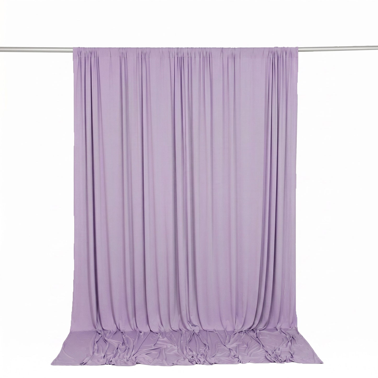 10ft x 10ft Spandex Backdrop Curtain Lavender Lilac, 4-Way Stretch Wrinkle-Free Photo Booth Backdrop