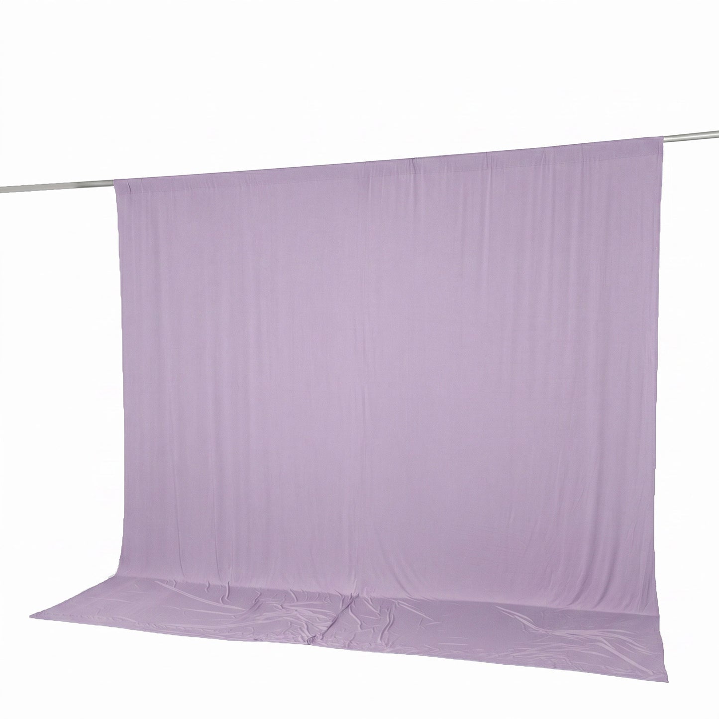 10ft x 10ft Spandex Backdrop Curtain Lavender Lilac, 4-Way Stretch Wrinkle-Free Photo Booth Backdrop