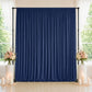 10ft x 10ft Spandex Backdrop Curtain Navy Blue, 4-Way Stretch Wrinkle-Free Photo Booth Backdrop with