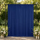 10ft x 10ft Spandex Backdrop Curtain Navy Blue, 4-Way Stretch Wrinkle-Free Photo Booth Backdrop with