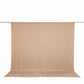 10ft x 10ft Spandex Backdrop Curtain Nude, 4-Way Stretch Wrinkle-Free Photo Booth Backdrop with Rod 