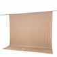 10ft x 10ft Spandex Backdrop Curtain Nude, 4-Way Stretch Wrinkle-Free Photo Booth Backdrop with Rod 