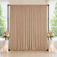 10ft x 10ft Spandex Backdrop Curtain Nude, 4-Way Stretch Wrinkle-Free Photo Booth Backdrop with Rod 