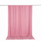 10ft x 10ft Spandex Backdrop Curtain Pink, 4-Way Stretch Wrinkle-Free Photo Booth Backdrop with Rod 