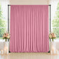 10ft x 10ft Spandex Backdrop Curtain Pink, 4-Way Stretch Wrinkle-Free Photo Booth Backdrop with Rod 