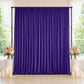 10ft x 10ft Spandex Backdrop Curtain Purple, 4-Way Stretch Wrinkle-Free Photo Booth Backdrop with Ro