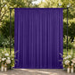 10ft x 10ft Spandex Backdrop Curtain Purple, 4-Way Stretch Wrinkle-Free Photo Booth Backdrop with Ro