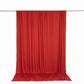 10ft x 10ft Spandex Backdrop Curtain Red, 4-Way Stretch Wrinkle-Free Photo Booth Backdrop with Rod P