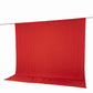 10ft x 10ft Spandex Backdrop Curtain Red, 4-Way Stretch Wrinkle-Free Photo Booth Backdrop with Rod P