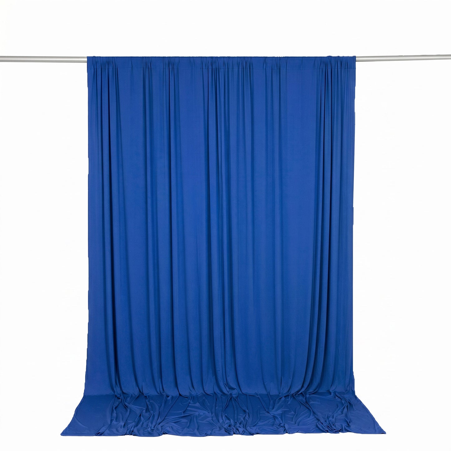 10ft x 10ft Spandex Backdrop Curtain Royal Blue, 4-Way Stretch Wrinkle-Free Photo Booth Backdrop wit
