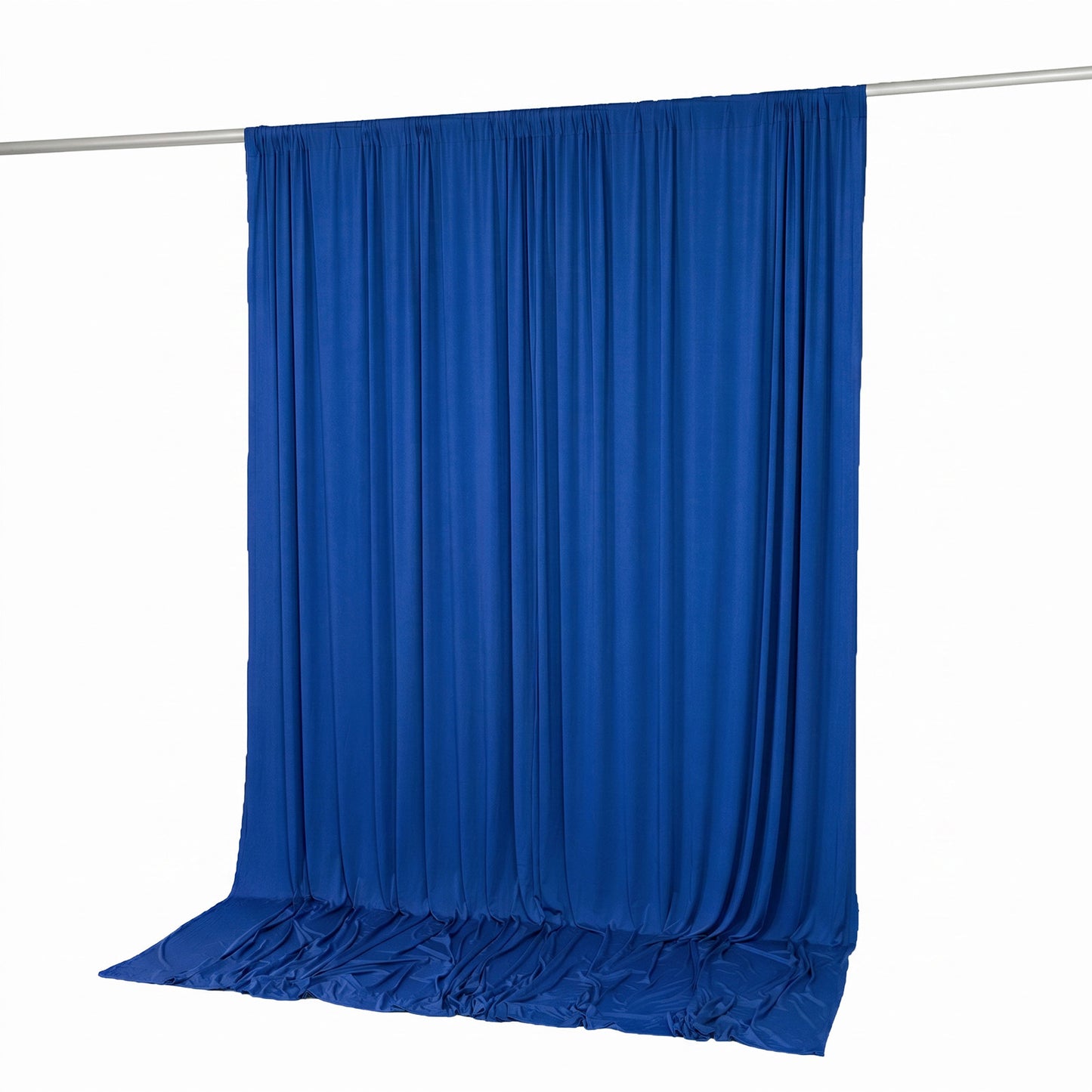 10ft x 10ft Spandex Backdrop Curtain Royal Blue, 4-Way Stretch Wrinkle-Free Photo Booth Backdrop wit