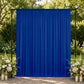10ft x 10ft Spandex Backdrop Curtain Royal Blue, 4-Way Stretch Wrinkle-Free Photo Booth Backdrop wit