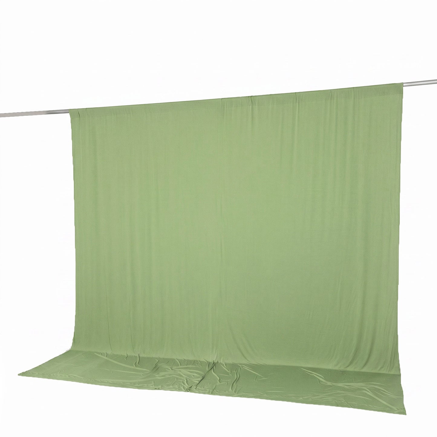 10ft x 10ft Spandex Backdrop Curtain Sage Green, 4-Way Stretch Wrinkle-Free Photo Booth Backdrop wit