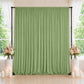 10ft x 10ft Spandex Backdrop Curtain Sage Green, 4-Way Stretch Wrinkle-Free Photo Booth Backdrop wit