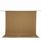 10ft x 10ft Spandex Backdrop Curtain Taupe, 4-Way Stretch Wrinkle-Free Photo Booth Backdrop with Rod