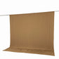 10ft x 10ft Spandex Backdrop Curtain Taupe, 4-Way Stretch Wrinkle-Free Photo Booth Backdrop with Rod