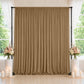10ft x 10ft Spandex Backdrop Curtain Taupe, 4-Way Stretch Wrinkle-Free Photo Booth Backdrop with Rod