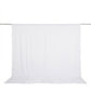 10ft x 10ft Spandex Backdrop Curtain White, 4-Way Stretch Wrinkle-Free Photo Booth Backdrop with Rod