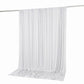 10ft x 10ft Spandex Backdrop Curtain White, 4-Way Stretch Wrinkle-Free Photo Booth Backdrop with Rod
