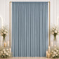 10ft x 12ft Spandex Backdrop Curtain Dusty Blue, 4-Way Stretch Wrinkle-Free Photo Booth Backdrop wit