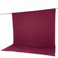 10ft x 12ft Spandex Backdrop Curtain Burgundy, 4-Way Stretch Wrinkle-Free Photo Booth Backdrop with 