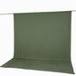 10ft x 12ft Spandex Backdrop Curtain Dusty Sage Green, 4-Way Stretch Wrinkle-Free Photo Booth Backdr