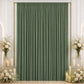 10ft x 12ft Spandex Backdrop Curtain Dusty Sage Green, 4-Way Stretch Wrinkle-Free Photo Booth Backdr