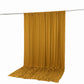 10ft x 12ft Spandex Backdrop Curtain Gold, 4-Way Stretch Wrinkle-Free Photo Booth Backdrop with Rod 