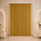 10ft x 12ft Spandex Backdrop Curtain Gold, 4-Way Stretch Wrinkle-Free Photo Booth Backdrop with Rod 