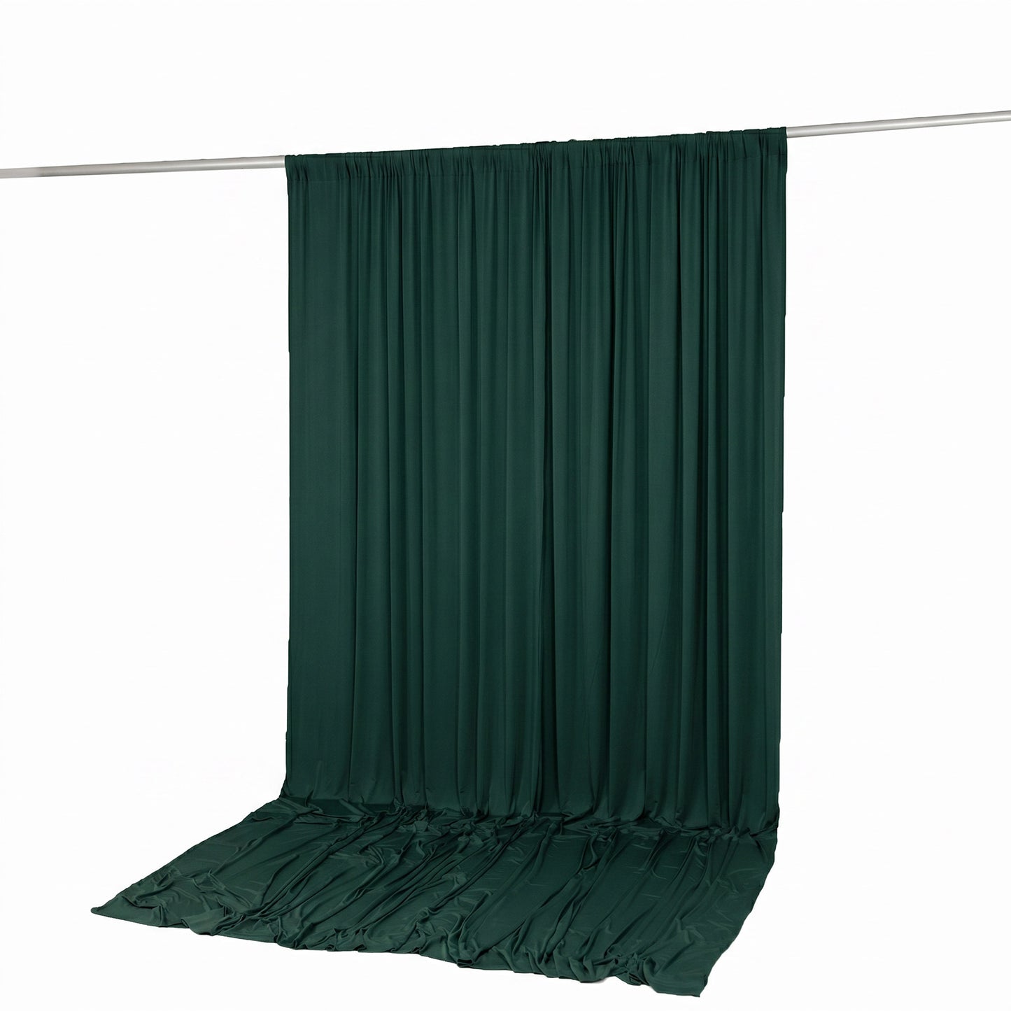 10ft x 12ft Spandex Backdrop Curtain Hunter Emerald Green, 4-Way Stretch Wrinkle-Free Photo Booth Ba