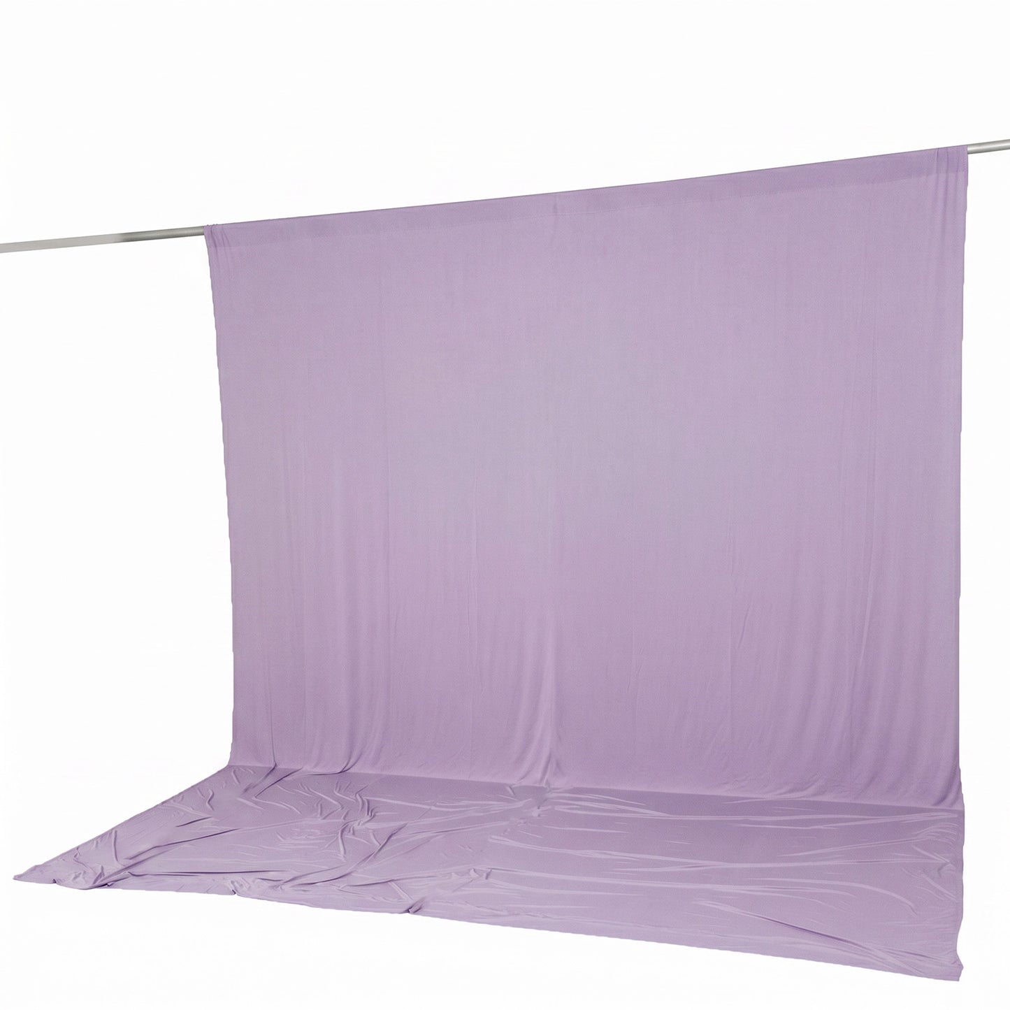 10ft x 12ft Spandex Backdrop Curtain Lavender Lilac, 4-Way Stretch Wrinkle-Free Photo Booth Backdrop