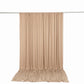 10ft x 12ft Spandex Backdrop Curtain Nude, 4-Way Stretch Wrinkle-Free Photo Booth Backdrop with Rod 