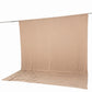10ft x 12ft Spandex Backdrop Curtain Nude, 4-Way Stretch Wrinkle-Free Photo Booth Backdrop with Rod 