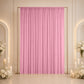 10ft x 12ft Spandex Backdrop Curtain Pink, 4-Way Stretch Wrinkle-Free Photo Booth Backdrop with Rod 