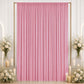 10ft x 12ft Spandex Backdrop Curtain Pink, 4-Way Stretch Wrinkle-Free Photo Booth Backdrop with Rod 